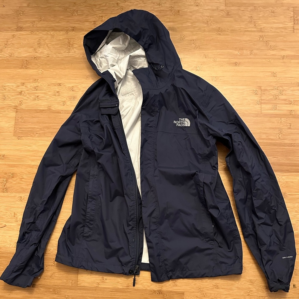 North Face rain jacket - men’s M - navy
